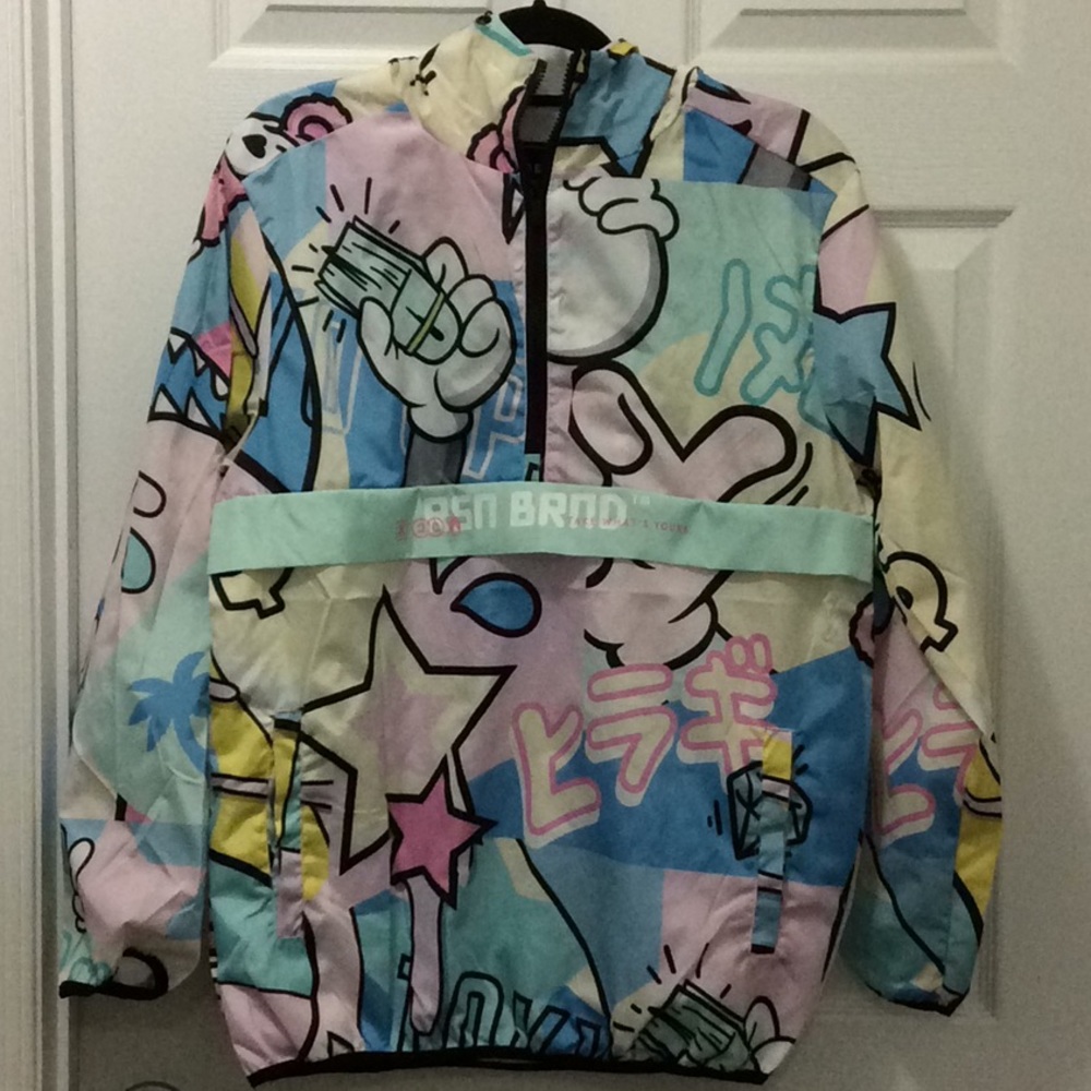 Reason Neo World Print Windbreaker
